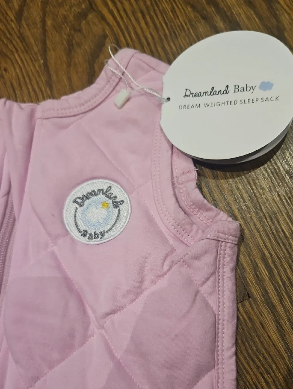 NWT Dreamland Weighted Sleeveless Sleep Sack - Dusty Rose 12-24 mo | 20-28 lbs